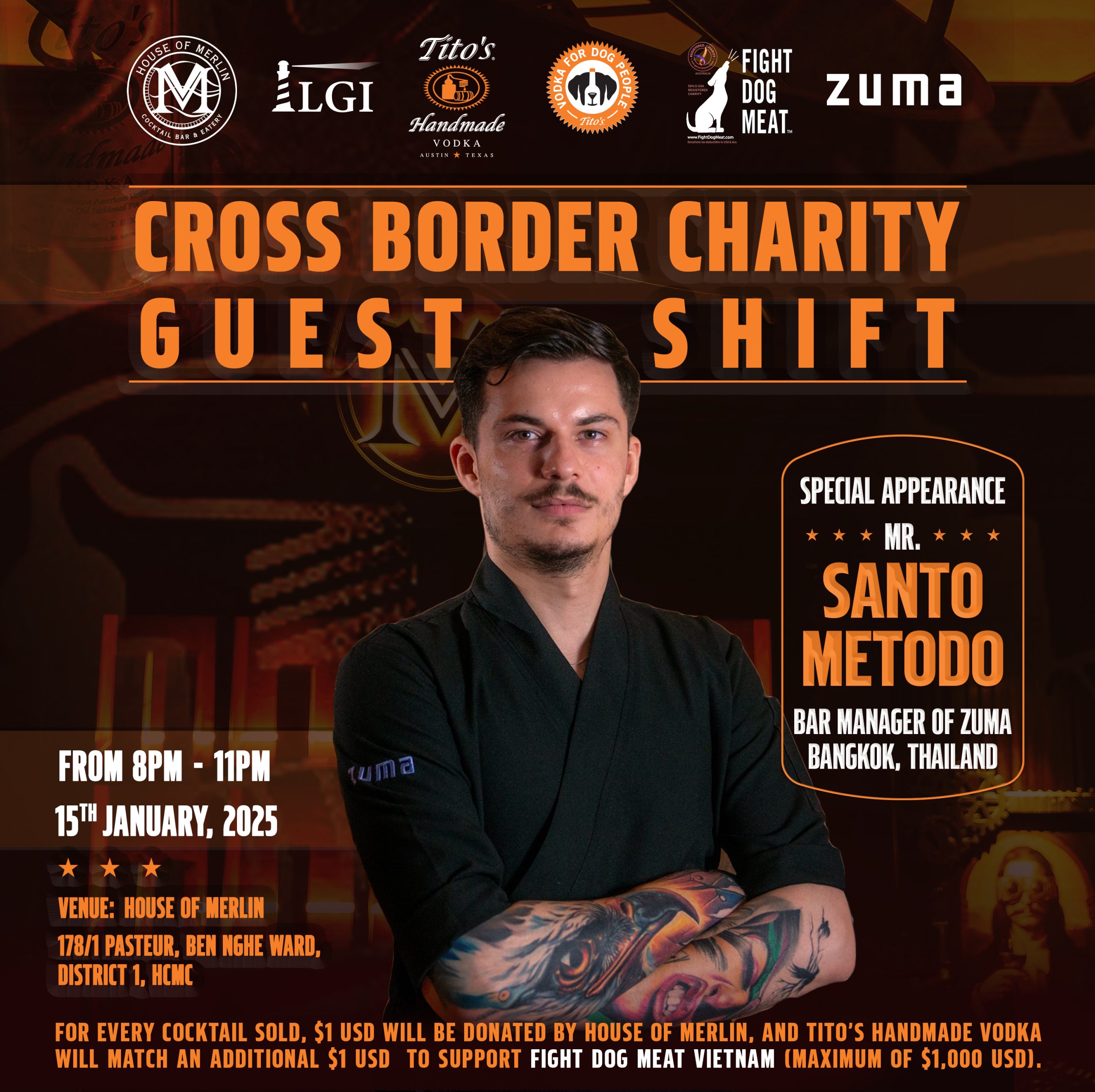 HoM x Tito's Vodka International Guestshift